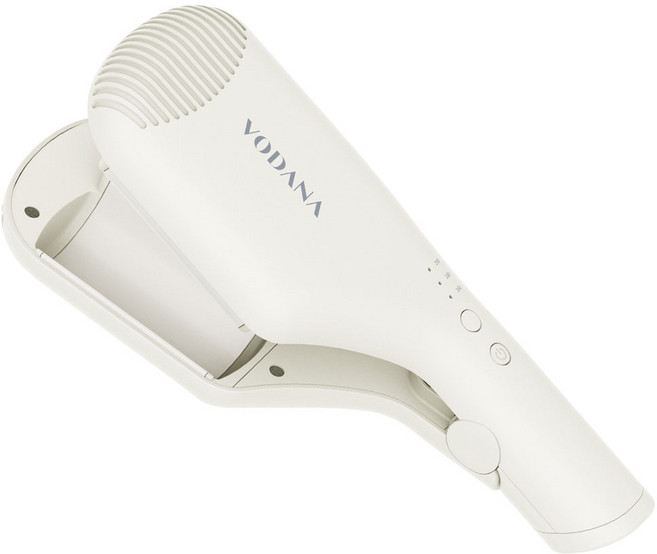VODANA 輕巧波浪捲髮器 38mm, 象牙白風格, VCF24L