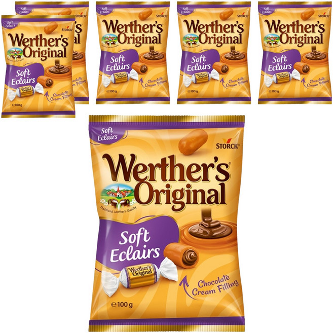 STORCK Wetter's Original Wetter's Original 巧克力奶油夾心軟糖 Eclaire, 6個, 100g