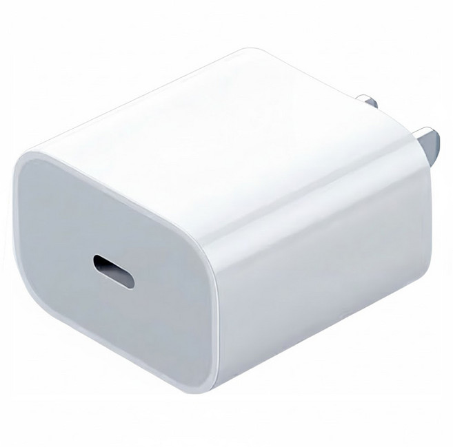 無品牌 30W 1 Port 豆腐頭 Type-C 充電器 PD Fast Charging 小巧尺寸 白色 1個