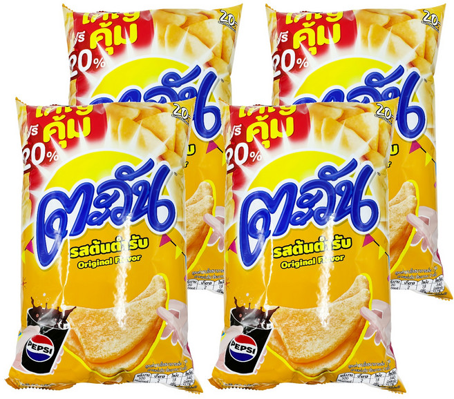 Tawan 大王 餅乾 原味, 67g, 4包