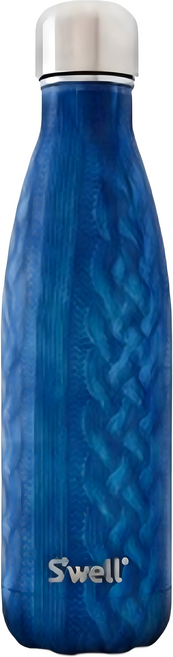 S'well Textile 美國時尚不鏽鋼保冷保溫瓶, Cashmere Cable, 500ml, 1個