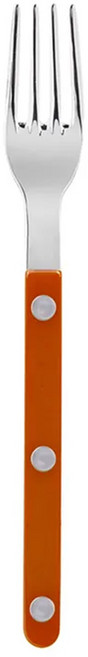 法國 SABRE PARIS BISTROT 不鏽鋼 蛋糕叉 亮面 太陽橘 16cm 1支