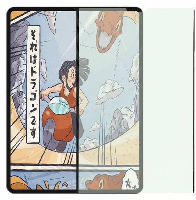 eiP 奈米2膜 類紙膜保護貼 抗藍光, 透明色, 1個