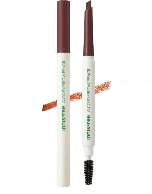 INNISFREE 台灣公司貨 妝自然眉筆 0.3g, 1號 玫瑰棕, 1支