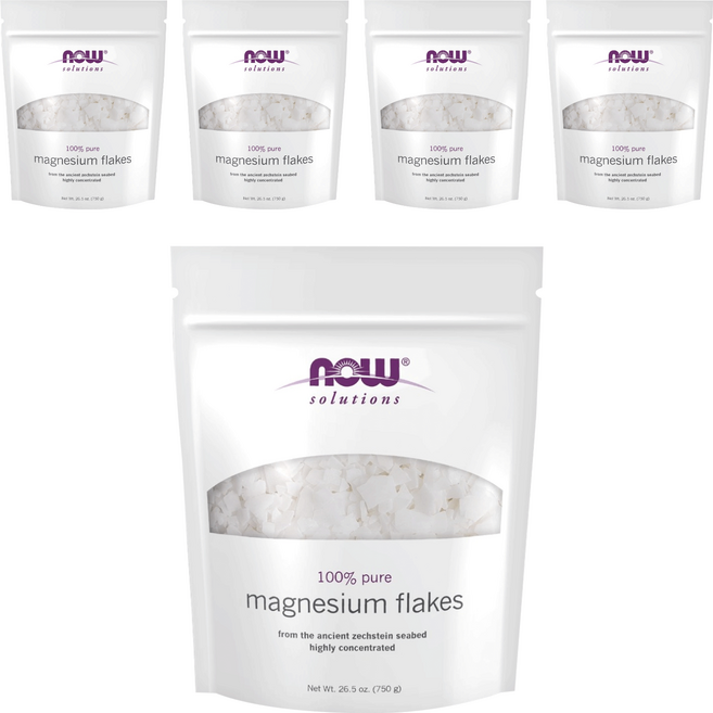 NOW solutions 鎂浴鹽, 750g, 5包