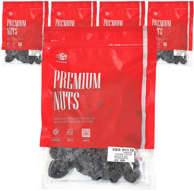 Dadamomarket 西梅乾, 500g, 5個
