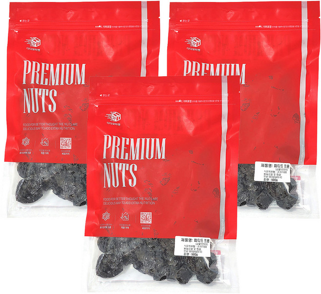 Dadamomarket 西梅乾, 500g, 3個