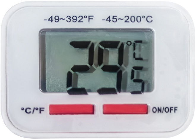 AKIRAKOKI 正晃行 數位溫度計 DT-200W, 白色, 1個