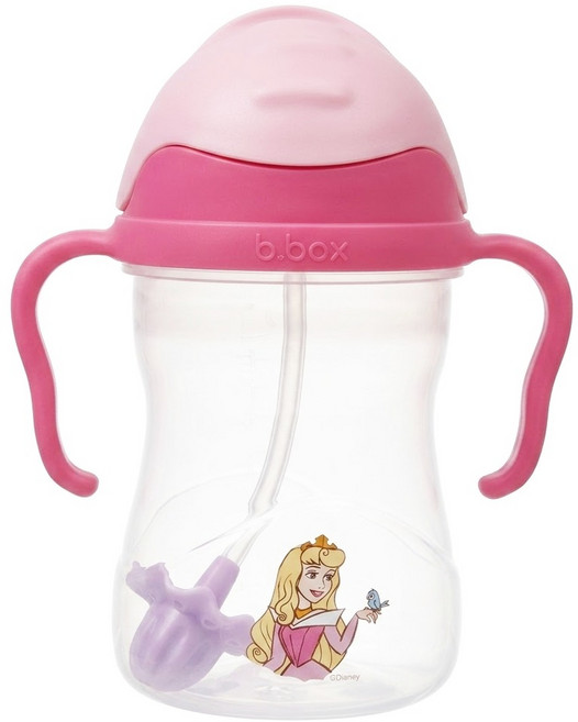 b.box 升級版 防漏PP水杯, 睡美人 粉紅色, 240ml, 1個