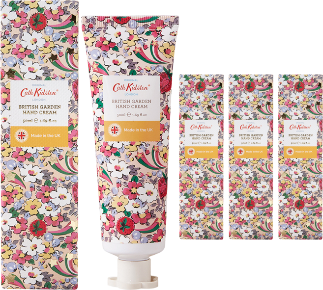 Cath Kidston 英倫花園護手霜, 50ml, 4個