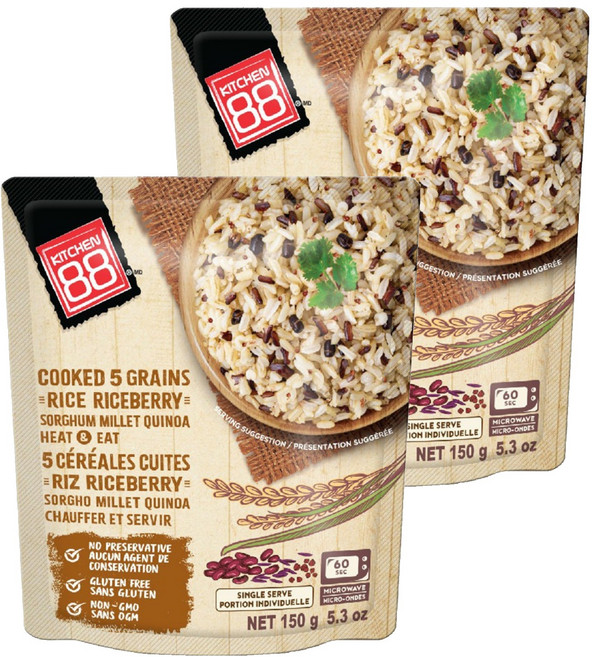 KITCHEN 88 泰國五穀雜糧即食飯, 150g, 2包