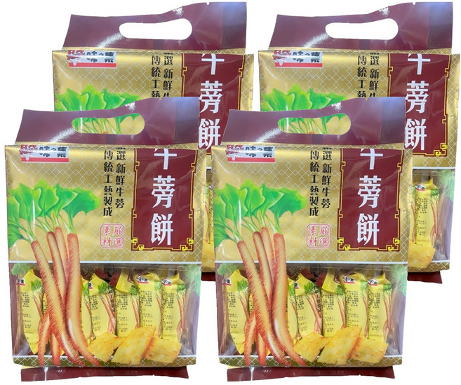 味之集 牛蒡餅, 210g, 4袋