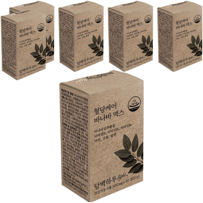 Danbaekharu 巴拿巴葉&維他命B&鋅鉻硒補充錠 60錠入, 30g, 6盒