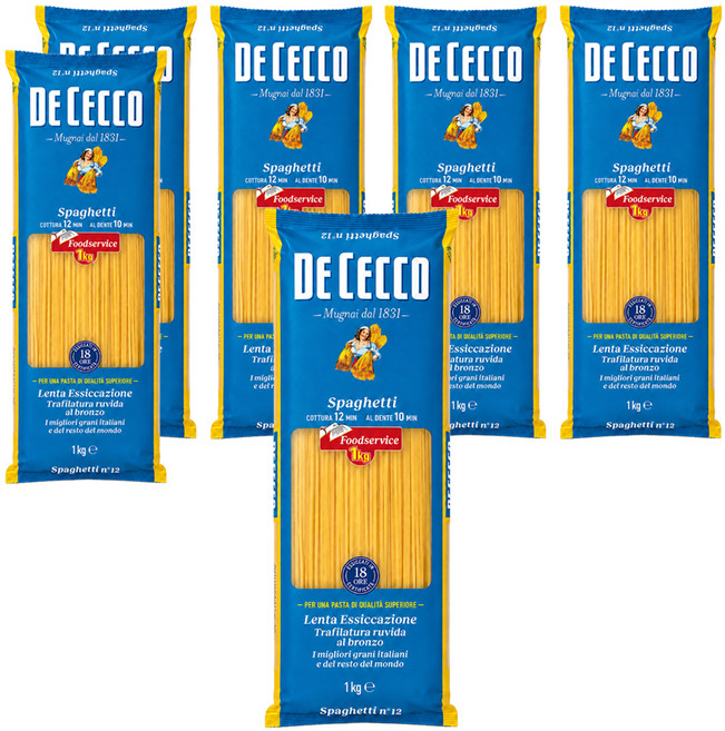 DE CECCO 得科 義大利麵 N.12, 1000g, 6包