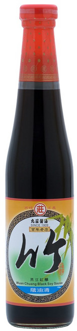 丸莊醬油 竹級黑豆蔭油清, 420ml, 1瓶