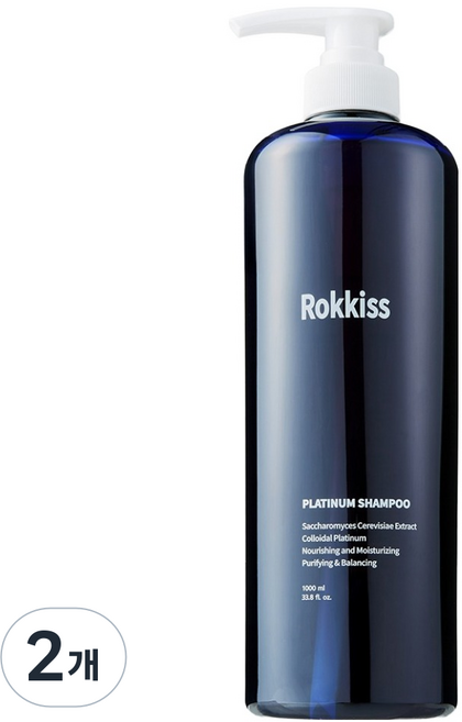 Rokkiss 白金洗髮精, 2個, 1L