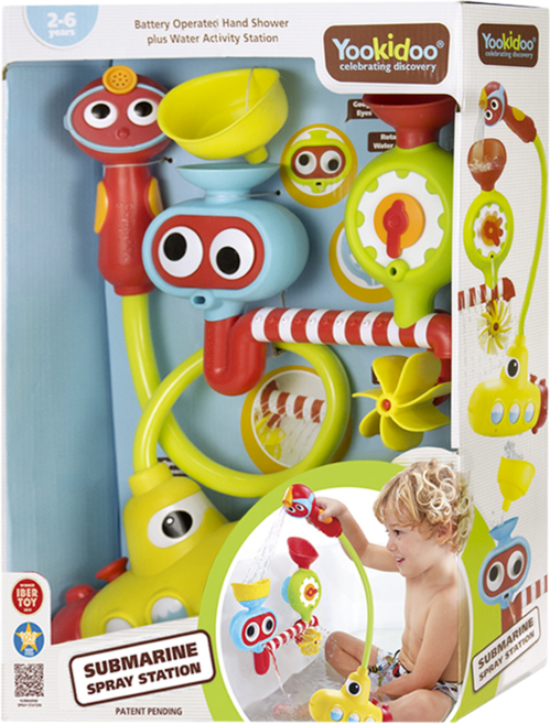以色列 Yookidoo 戲水玩具, 多色, 1組