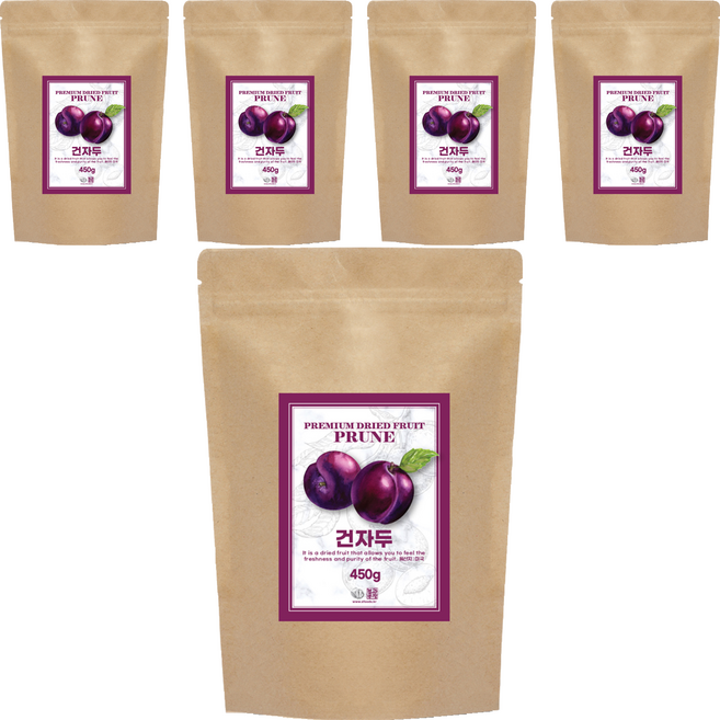 Nuts Factory 西梅乾, 450g, 5個