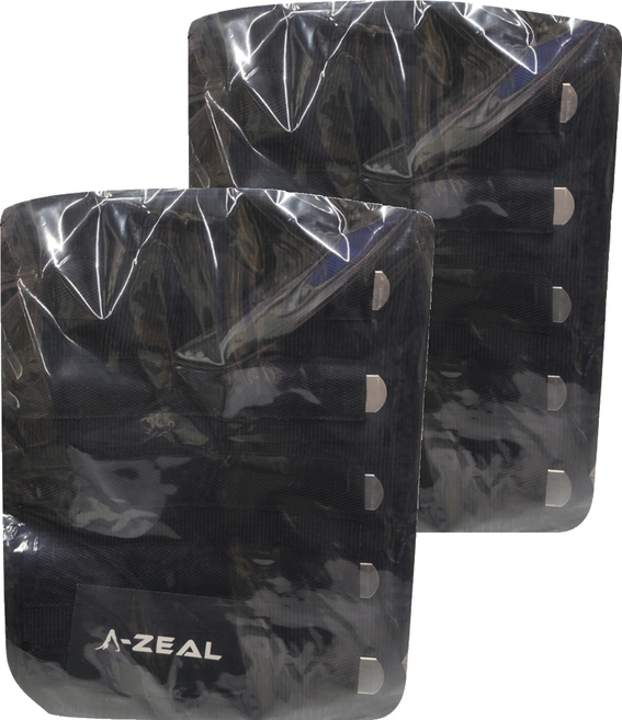 A-ZEAL 愛力歐 磁石強效鋼板保暖頂級護腰 SP2005 黑色, 2個