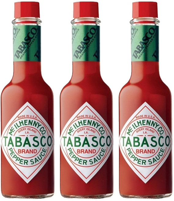 TABASCO 紅椒汁, 60ml, 3瓶