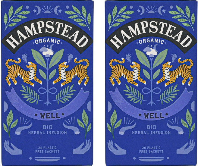 HAMPSTEAD Well草本茶包, 1.25g, 20包, 2盒