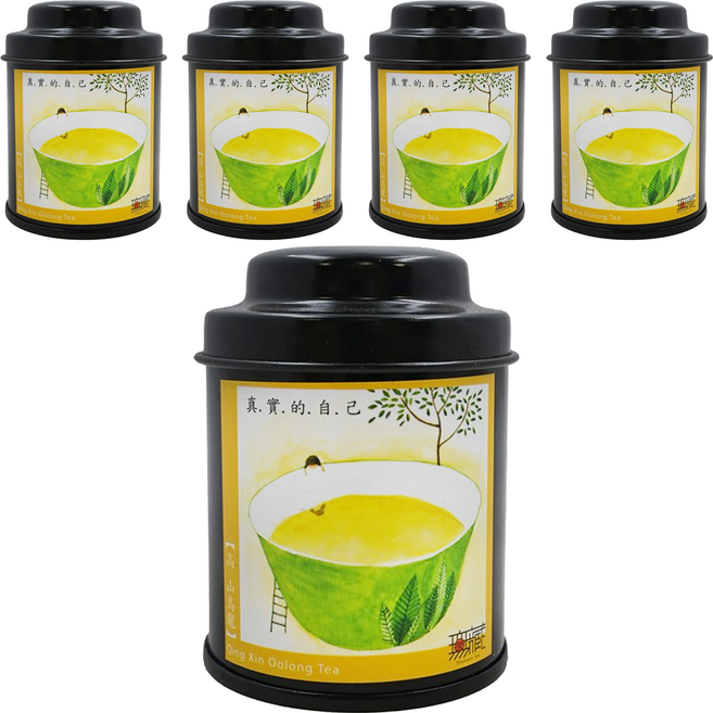 無藏茗茶 阿里山故事茶 高山烏龍 小茶罐, 18g, 1入, 5罐
