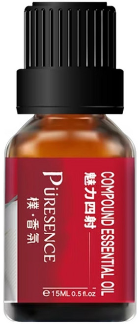 PURESENCE 樸香氛 頂級天然精油 魅力四射, 15ml, 1盒