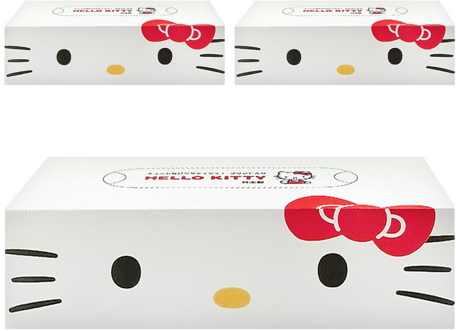 Hello Kitty 凱蒂貓 面紙, 1入, 3盒