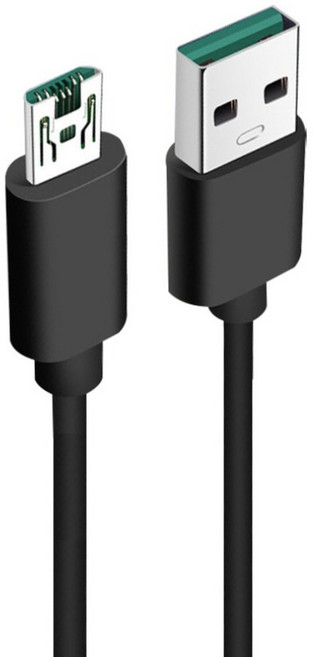 Bravo-U 4A高速閃充 Micro USB充電線 支援QC快充, 黑色, 1.5m, 1條