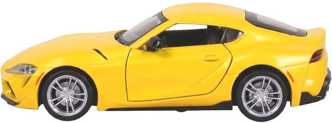 kidmate 孩子王 合金車 Toyota GR Supra 69 68417-1 1 : 31, 1個, 黃色