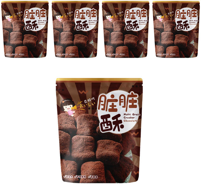 一口田 髒髒酥, 100g, 5包