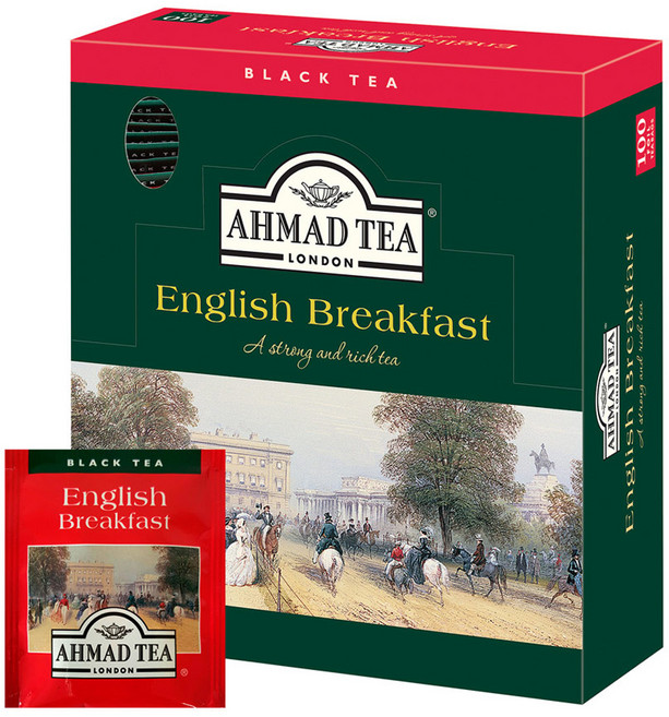 AHMAD TEA 英式早餐茶茶包, 2g, 100包, 1盒