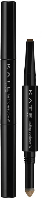 KATE 凱婷 台灣公司貨 雙用立體眉彩筆W 0.5g, BR-5 灰調棕, 1件