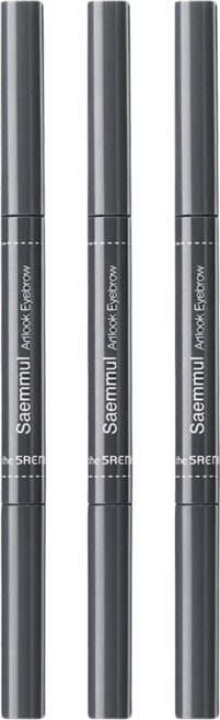 THe SaeM 得鮮 自然柔順持色眉筆 0.2g, 03 灰棕色, 3支