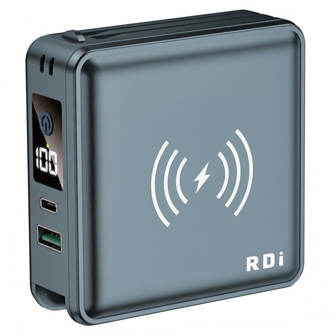 RDi 6合1全能充行動電源 15000mAh 雙Type-C + Lightning, Rdi-8698, 黛海藍
