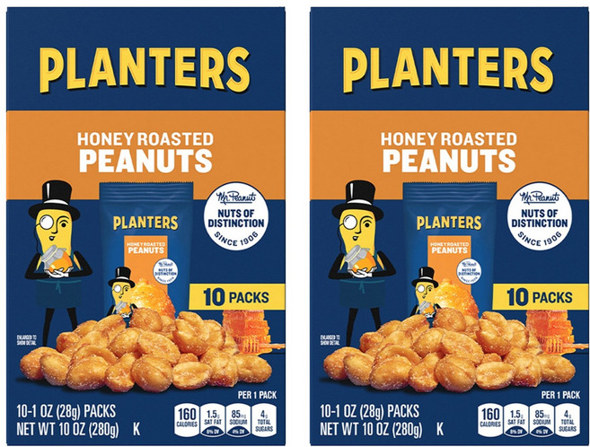 PLANTERS 大象 蜂蜜烘烤花生, 28g, 20個