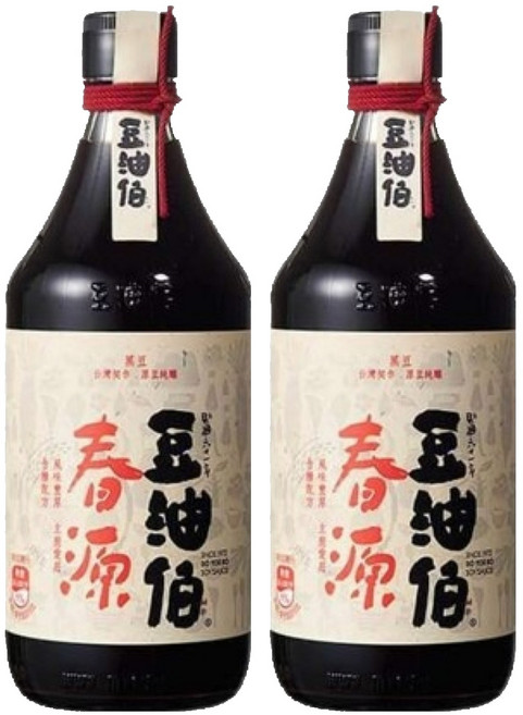 豆油伯 春源釀造醬油, 500ml, 2瓶