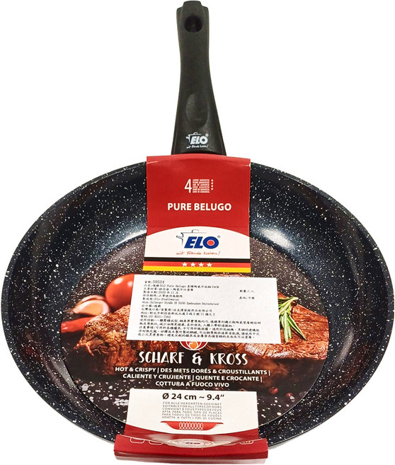 ELO Pure Belugo星燦陶瓷平底鍋 59524, 24cm, 1個