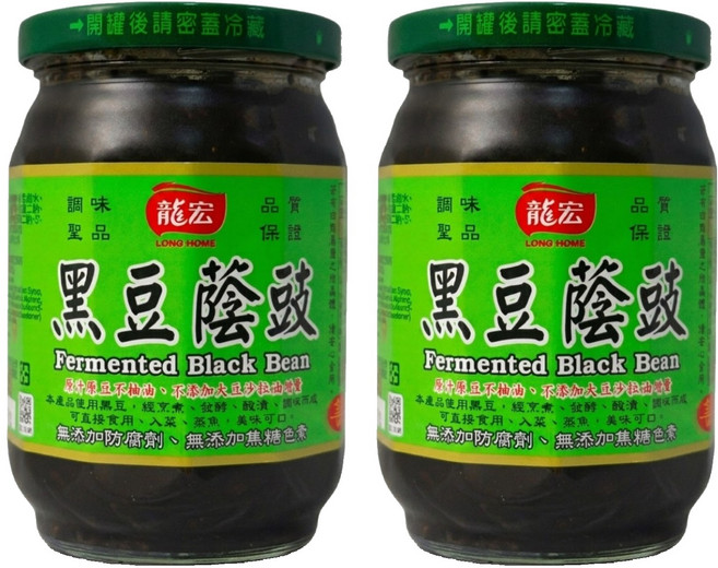 龍宏 黑豆蔭豉, 400g, 2罐