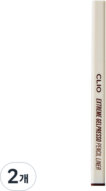 CLIO 珂莉奧 極致凝膠眼線膠筆, 2個, 010 華麗棕