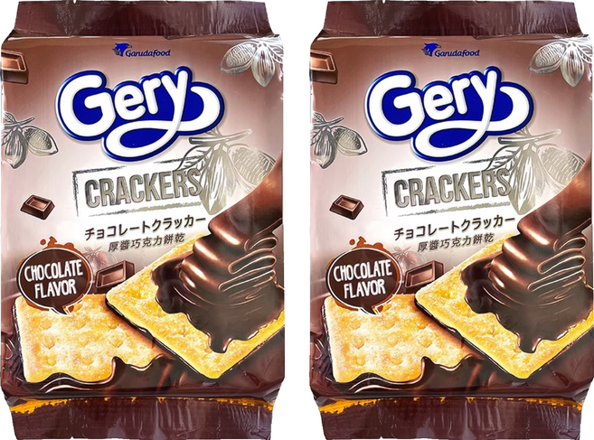 Gery 芝莉 厚醬餅乾 巧克力味, 216g, 2袋