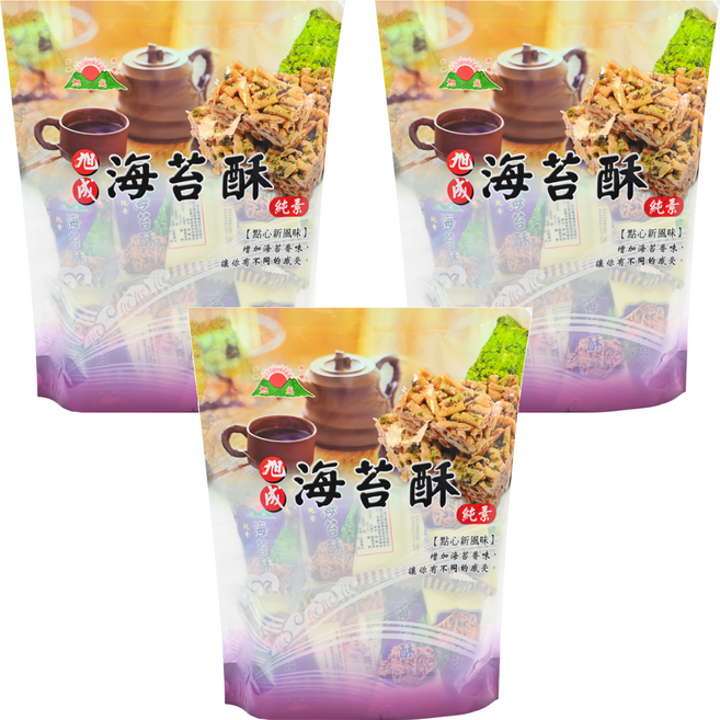旭成 海苔酥, 270g, 3袋