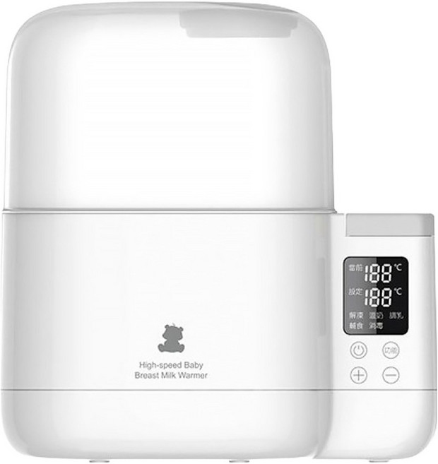 Snow Bear 小白熊 智能拍拍雙瓶溫奶器 HL-0888II, 白色, 1個