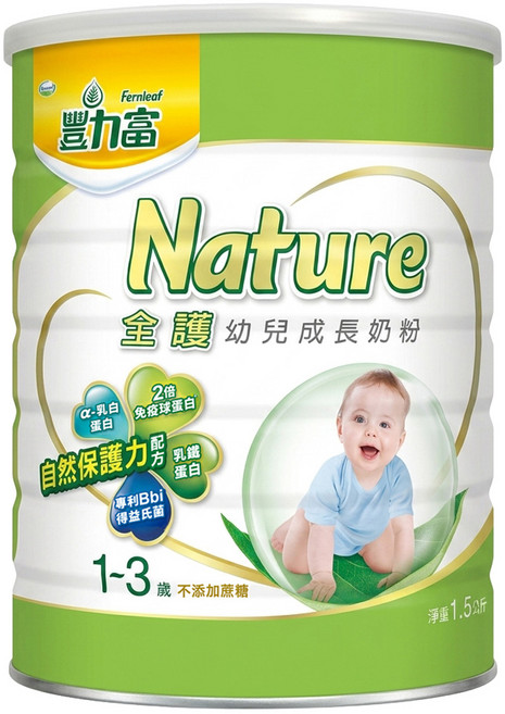 Fernleaf 豐力富 Nature 全護幼兒成長奶粉 3號 1~3歲, 1.5kg, 1罐