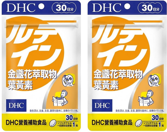 DHC 台灣公司貨 金盞花萃取物葉黃素 30日份, 30顆, 2包