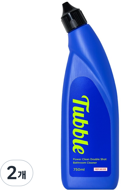 Tubble 強力清潔雙效浴室清潔劑, 2個, 750ml