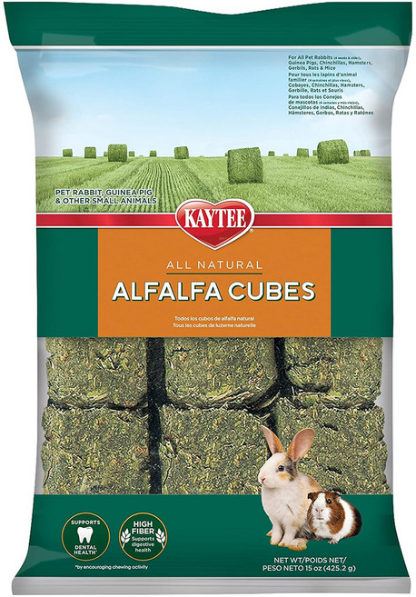 KAYTEE 苜蓿草磚 牧草顆粒包, 15oz, 1包