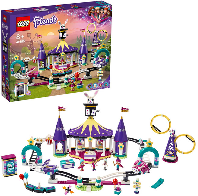 LEGO 41685 好朋友系列, 魔術樂園雲霄飛車 Magical Funfair Roller Coaster, 1盒