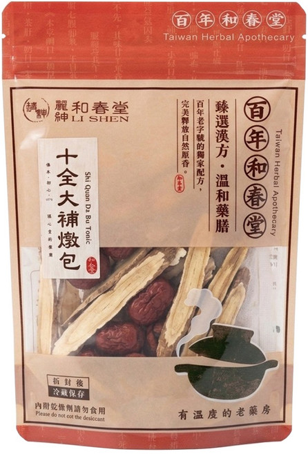 麗紳和春堂 老智慧的結晶 新十全大補燉包, 90g, 1包