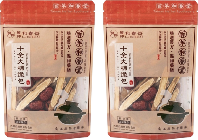 麗紳和春堂 老智慧的結晶 新十全大補燉包, 90g, 2包